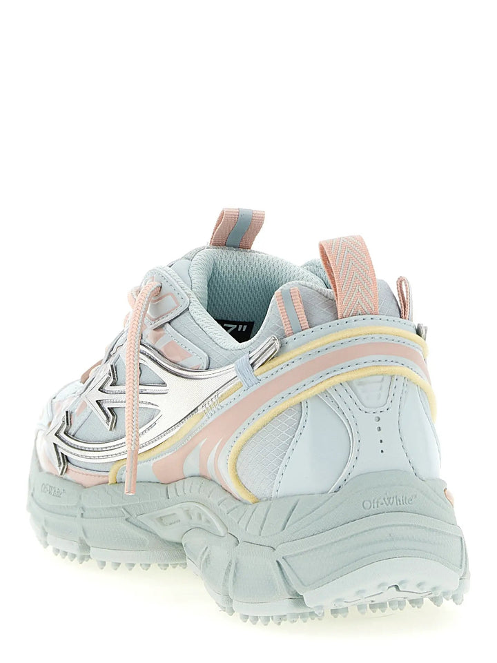 Off-White Sample Sale | Off-White Blue Polyethylene Athletic Sneakers - | Designer outlet