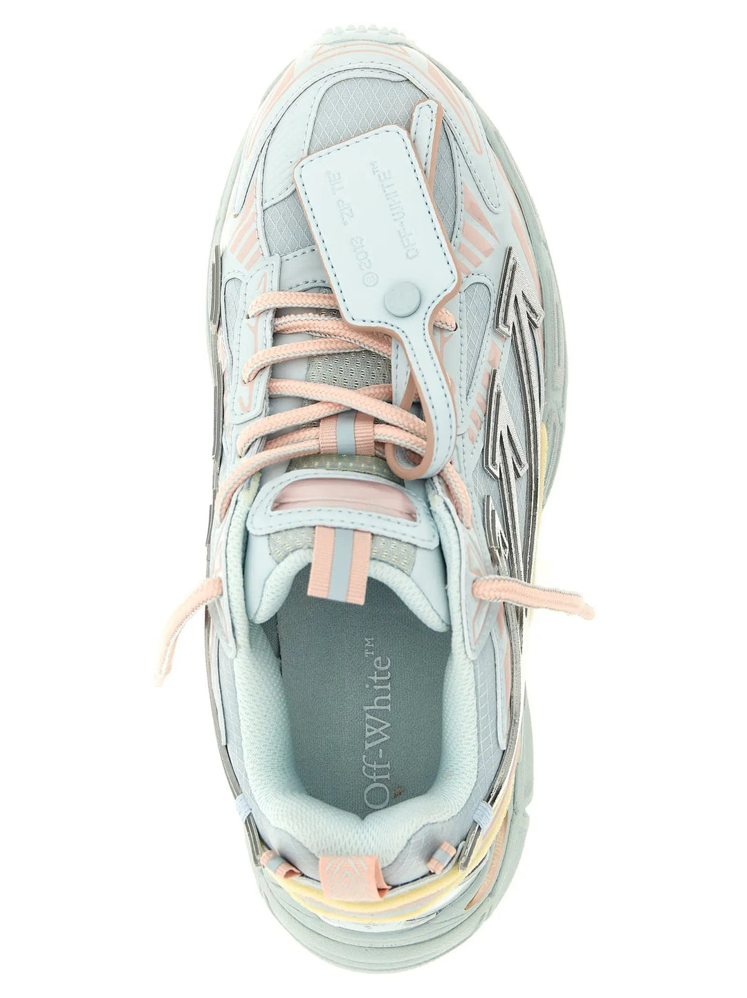 Off-White Sample Sale | Off-White Blue Polyethylene Athletic Sneakers - | Designer outlet