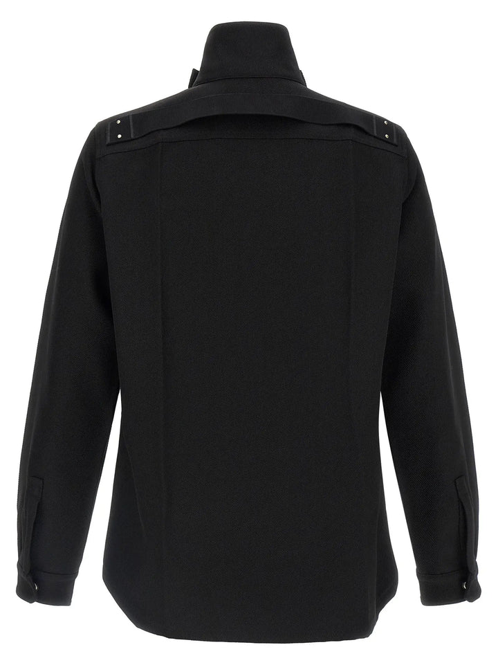 Rick Owens Sample Sale | Rick Owens Black Cotton Full-Length Jacket - | Designer outlet