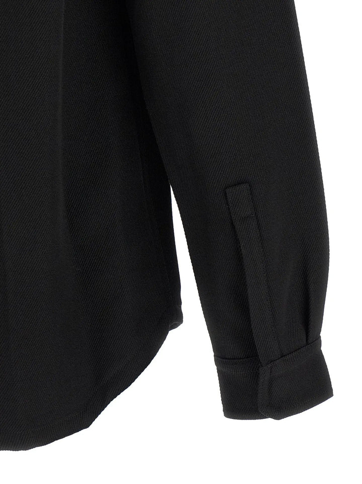Rick Owens Sample Sale | Rick Owens Black Cotton Full-Length Jacket - | Designer outlet