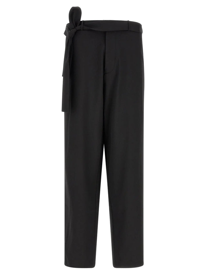 Kiko Kostadinov Sample Sale | Kiko Kostadinov Black Virgin Wool Dress Pants - | Designer outlet