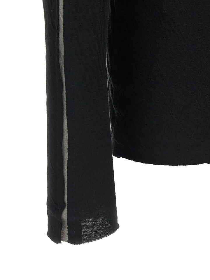 Thom Krom Sample Sale | Thom Krom Black Cotton T-Shirt - | Designer outlet