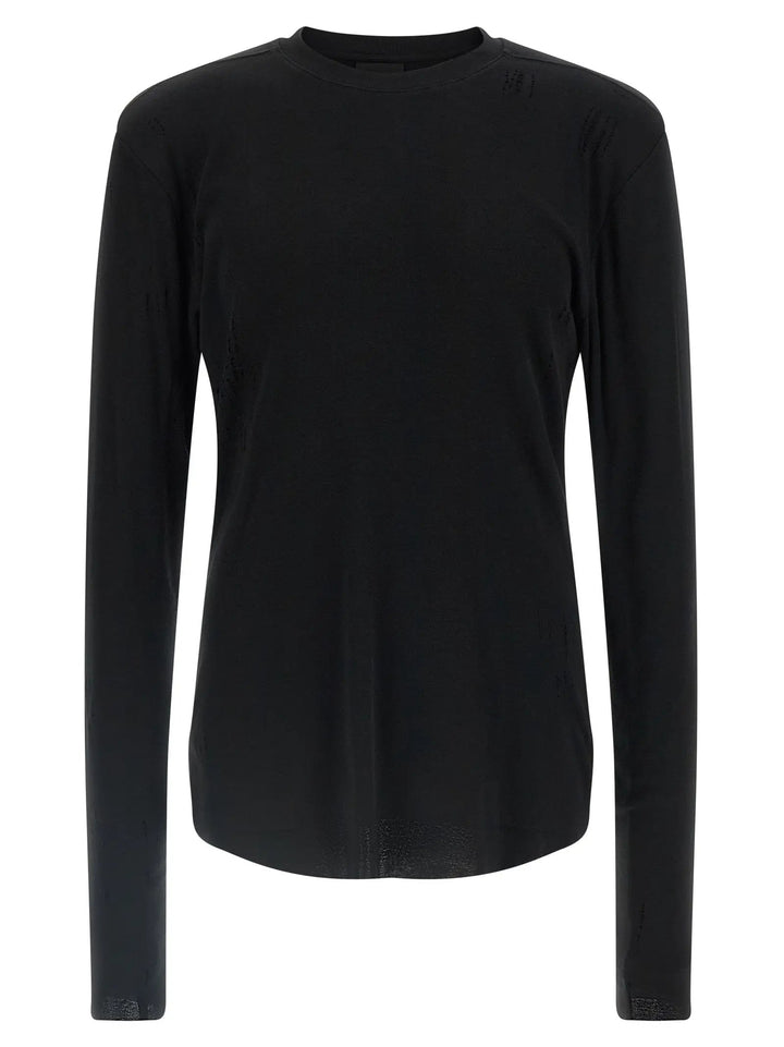 Thom Krom Sample Sale | Thom Krom Black Cotton T-Shirt - | Designer outlet