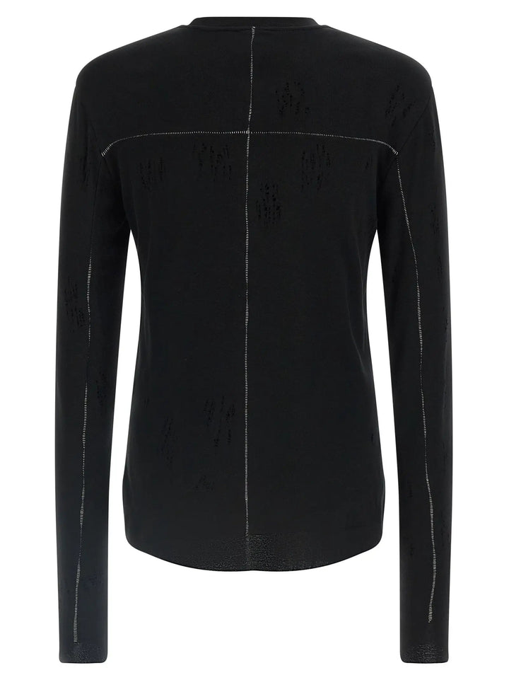 Thom Krom Sample Sale | Thom Krom Black Cotton T-Shirt - | Designer outlet