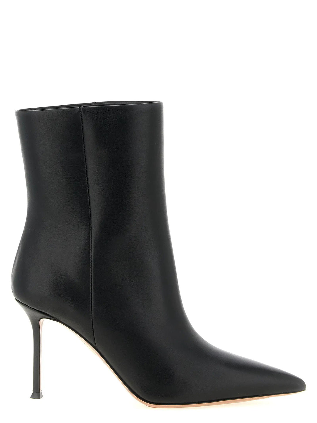 Aquazzura Sample Sale | Aquazzura Black Calfskin Ankle Boots - | Designer outlet