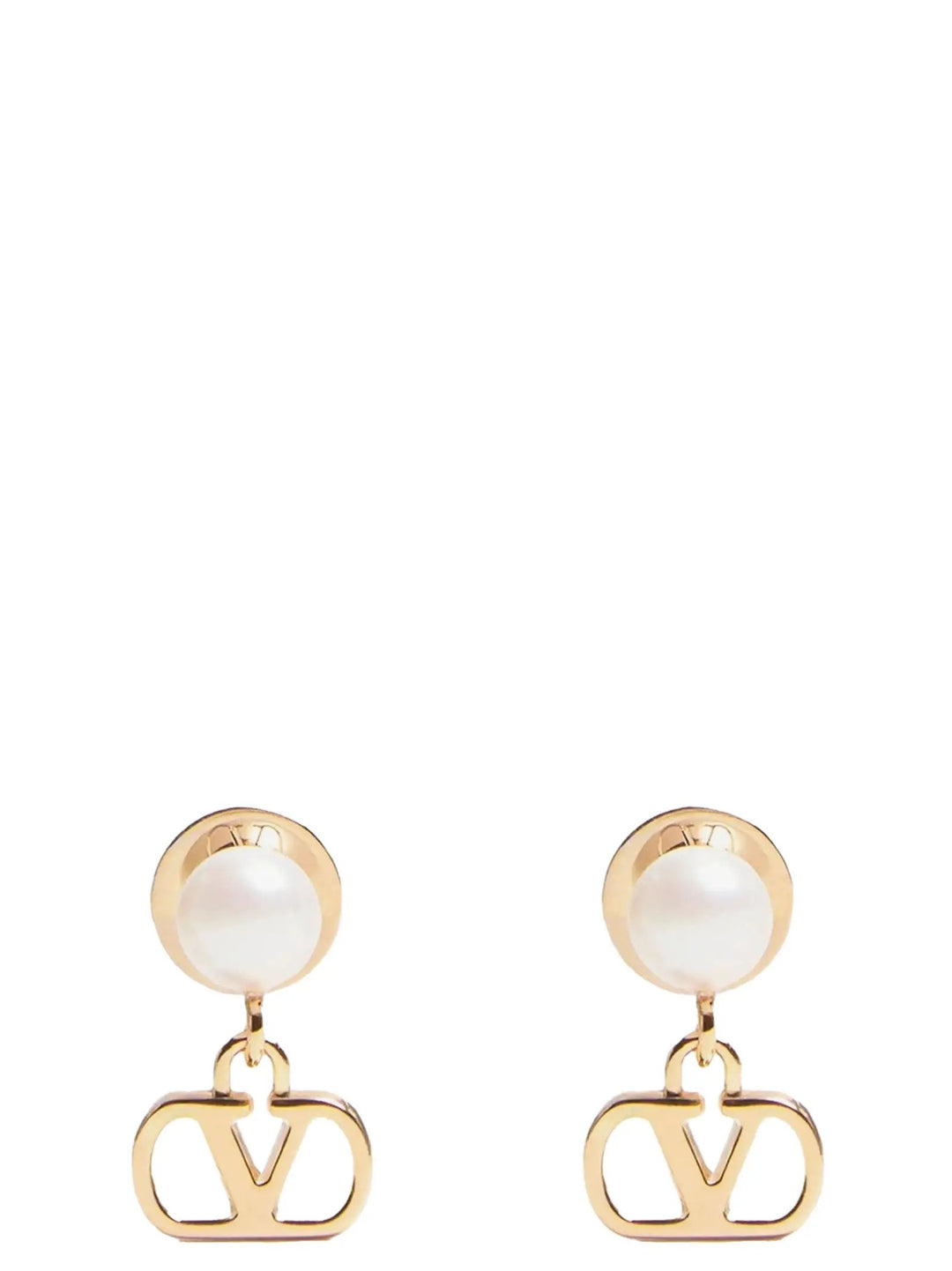 Valentino Garavani Sample Sale | Valentino Garavani Gold Brass Earrings - | Designer outlet