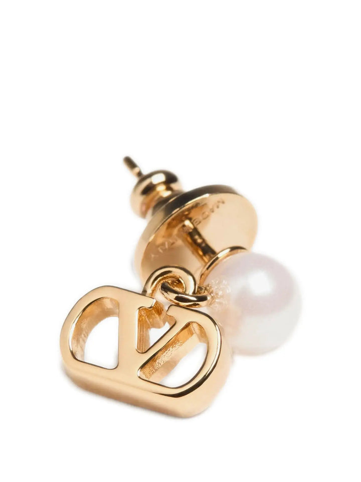Valentino Garavani Sample Sale | Valentino Garavani Gold Brass Earrings - | Designer outlet