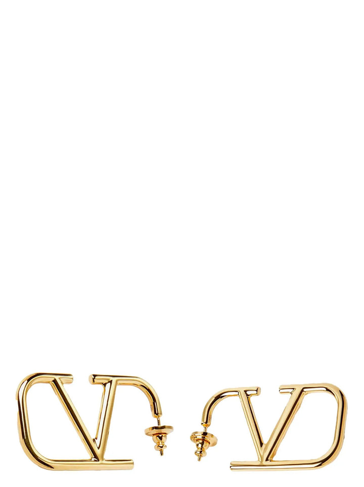 Valentino Garavani Sample Sale | Valentino Garavani Gold Brass Earrings - | Designer outlet