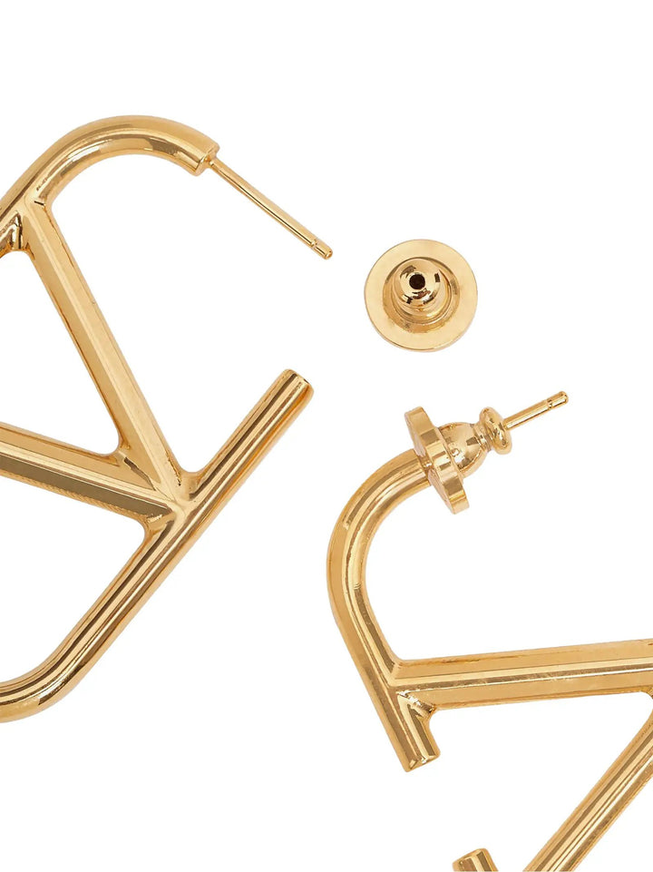 Valentino Garavani Sample Sale | Valentino Garavani Gold Brass Earrings - | Designer outlet
