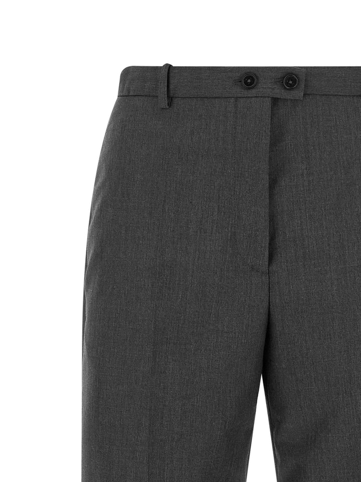 Jil Sander Sample Sale | Jil Sander Gray Wool Dress Pants - | Designer outlet