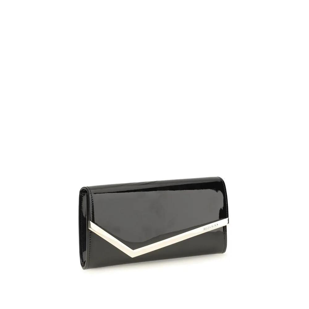 Jimmy Choo Sample Sale | Jimmy Choo Black Calf Leather Bos Taurus Clutch Bag - | Designer outlet