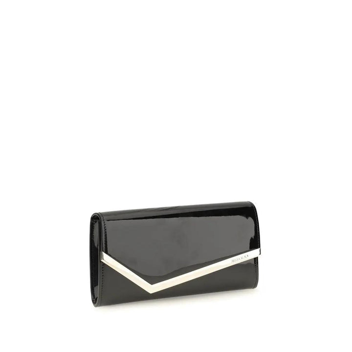Jimmy Choo Sample Sale | Jimmy Choo Black Calf Leather Bos Taurus Clutch Bag - | Designer outlet