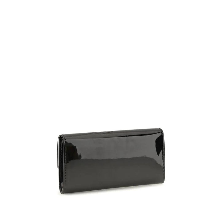 Jimmy Choo Sample Sale | Jimmy Choo Black Calf Leather Bos Taurus Clutch Bag - | Designer outlet