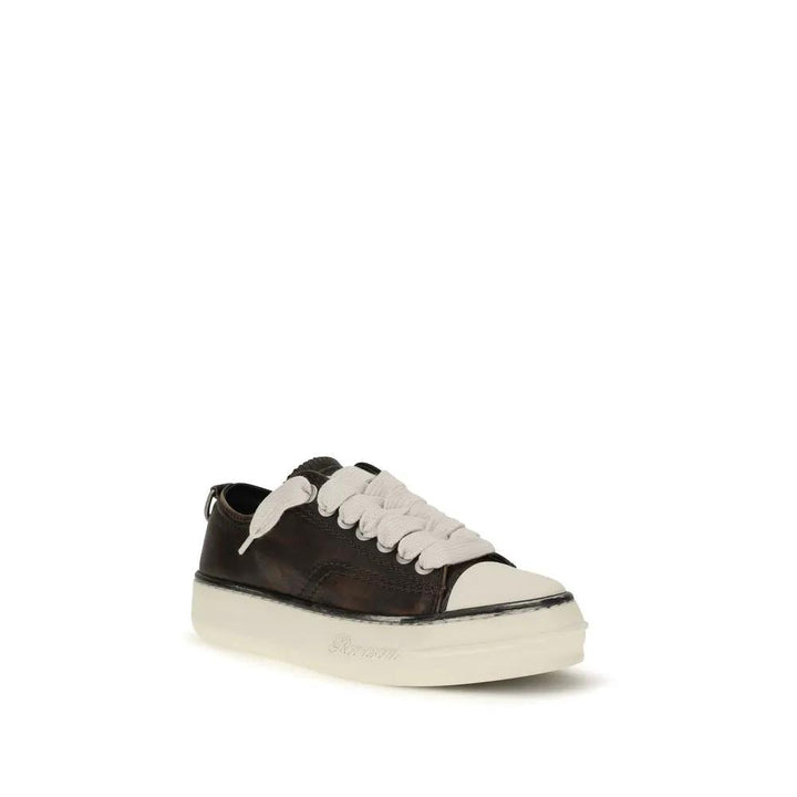 Represent Sample Sale | Represent Brown Calf Leather Bos Taurus Chunky Sneakers - | Designer outlet