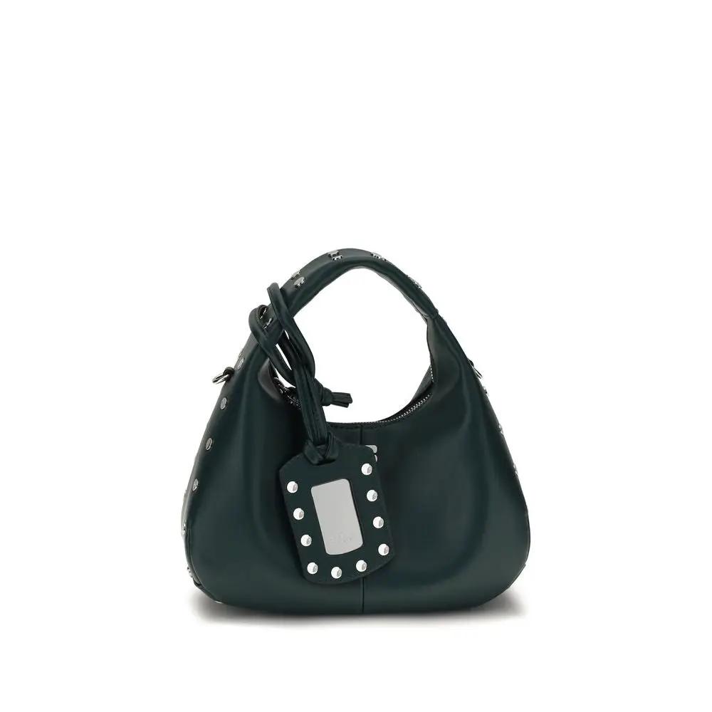 Ganni Sample Sale | Ganni Bicolor Recycled Leather Shoulder Bag - | Designer outlet