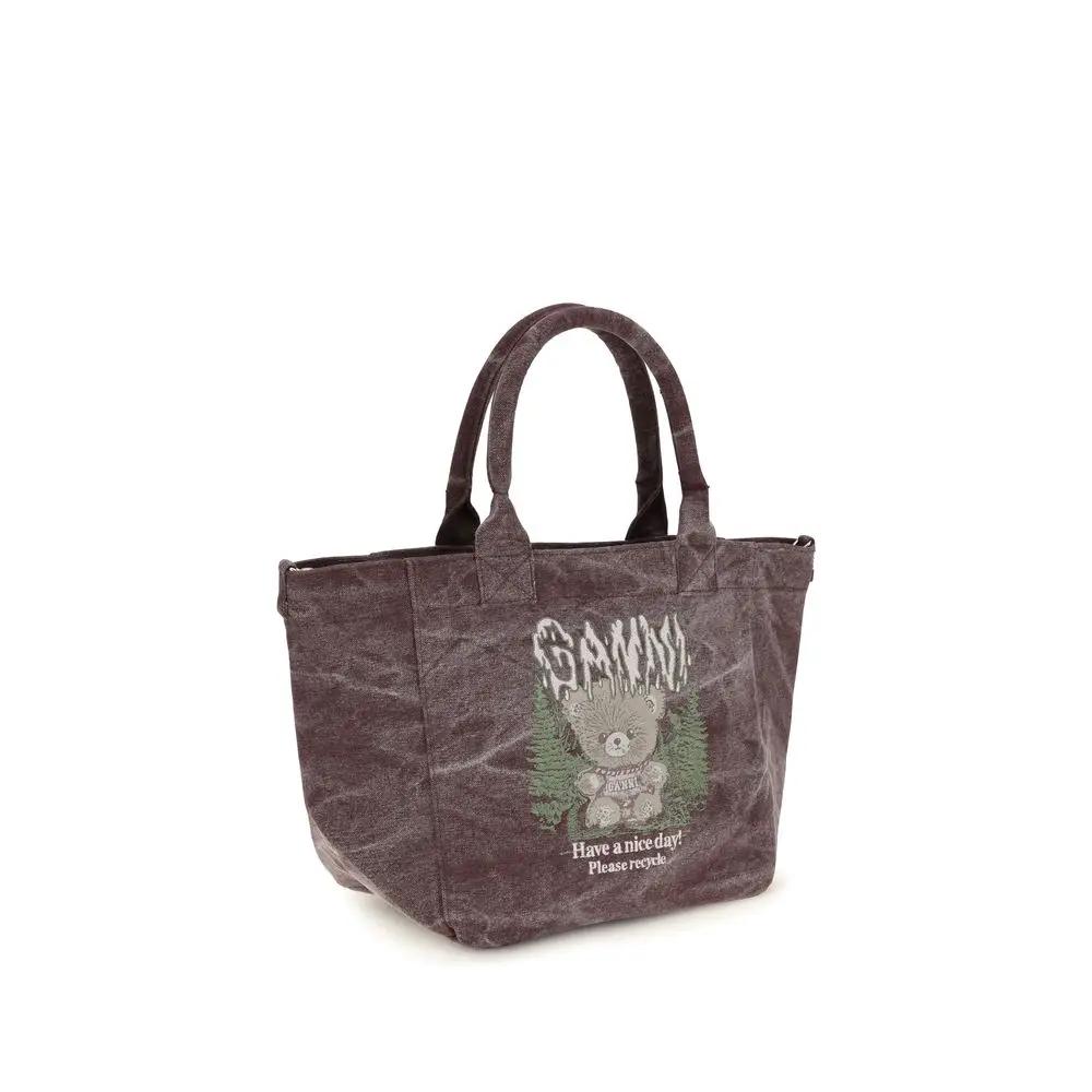 Ganni Sample Sale | Ganni Bordeaux Cotton Shoulder Bag - | Designer outlet