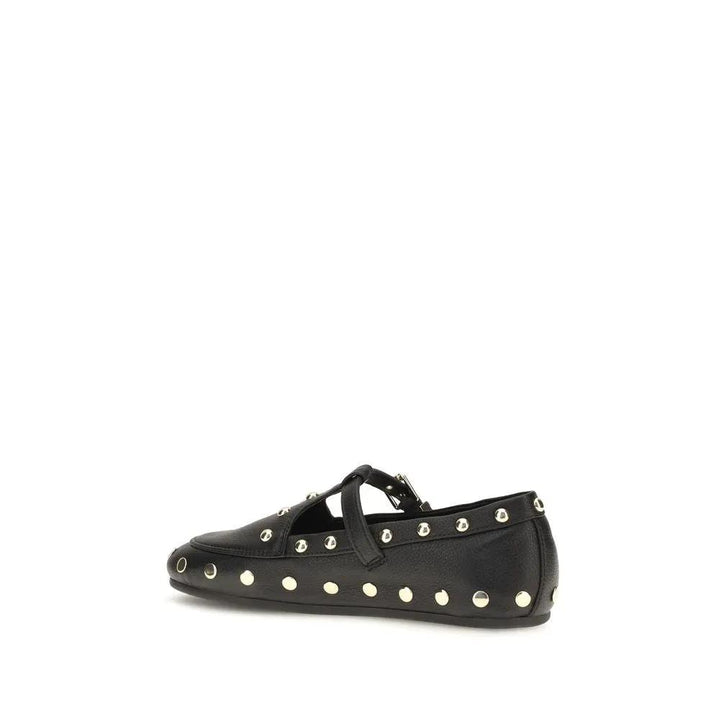 Ganni Sample Sale | Ganni Black Recycled Polyester Ballet Flats - | Designer outlet