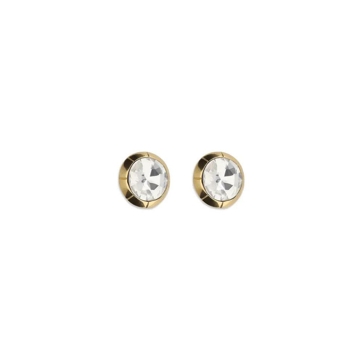 Alessandra Rich Sample Sale | Alessandra Rich Gold Glass Earrings - | Designer outlet
