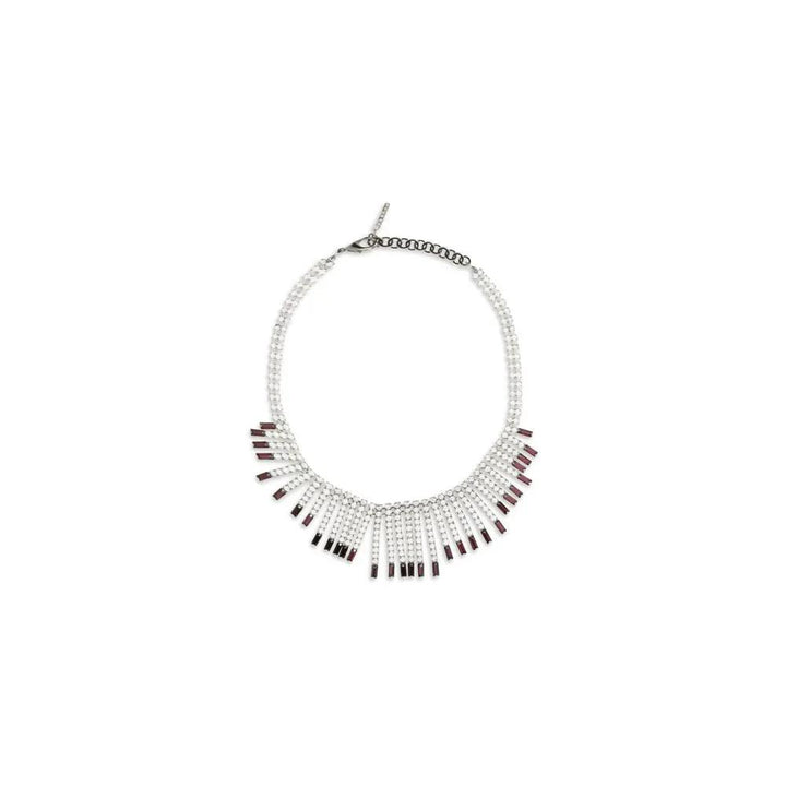 Alessandra Rich Sample Sale | Alessandra Rich Silver Metal Necklace - | Designer outlet