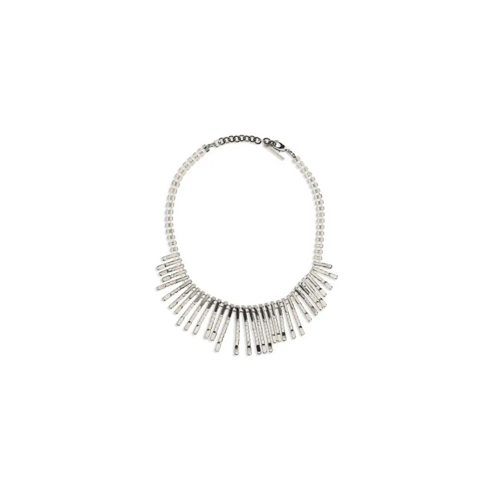 Alessandra Rich Sample Sale | Alessandra Rich Silver Metal Necklace - | Designer outlet