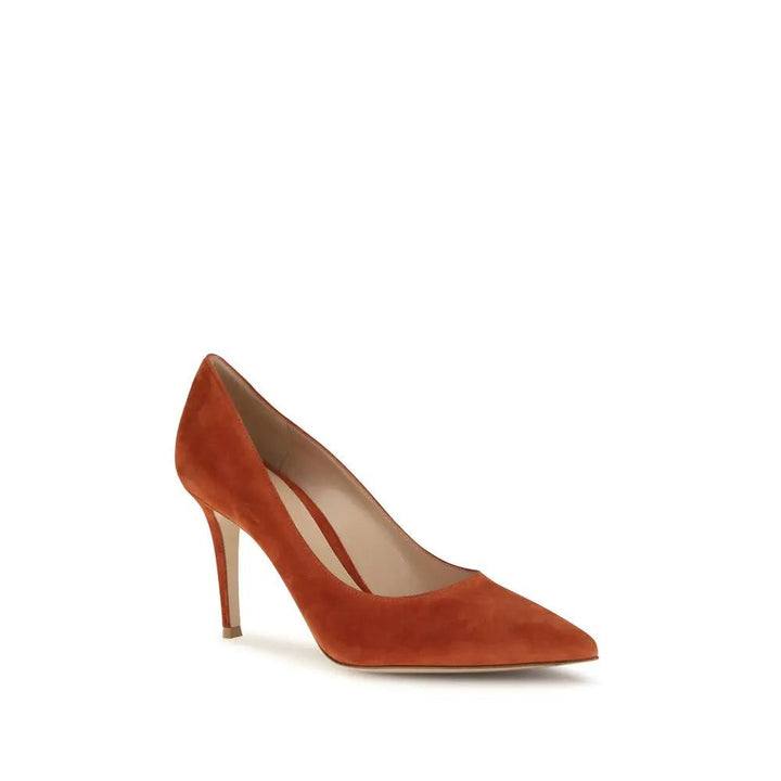Gianvito Rossi Sample Sale | Gianvito Rossi Red Calf Leather Bos Taurus High Heel Pumps - | Designer outlet