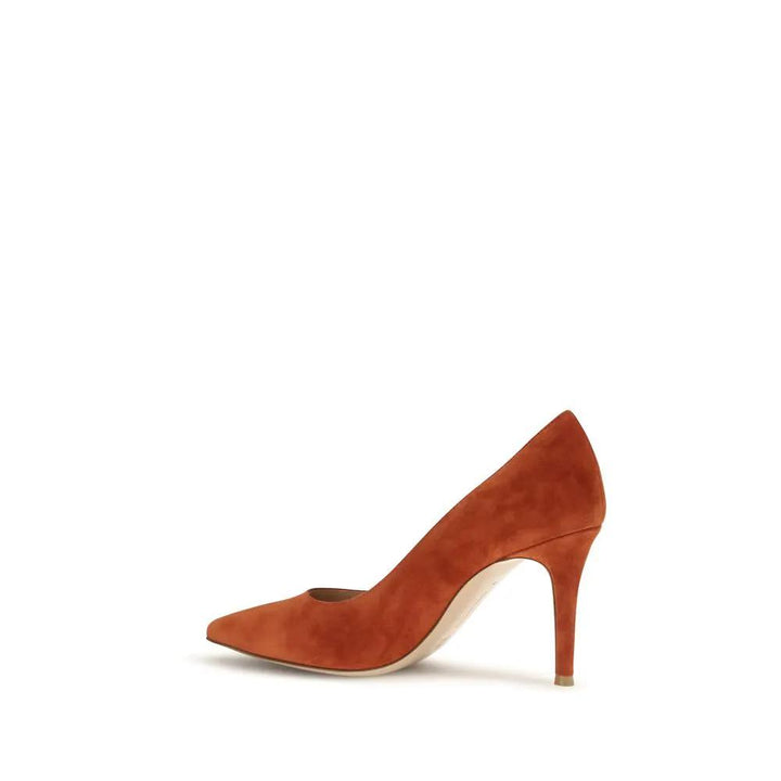 Gianvito Rossi Sample Sale | Gianvito Rossi Red Calf Leather Bos Taurus High Heel Pumps - | Designer outlet