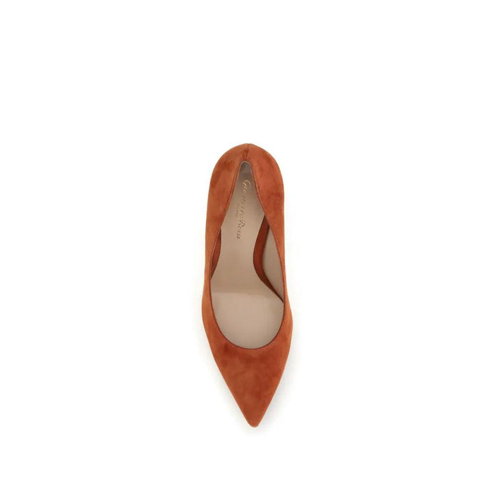 Gianvito Rossi Sample Sale | Gianvito Rossi Red Calf Leather Bos Taurus High Heel Pumps - | Designer outlet