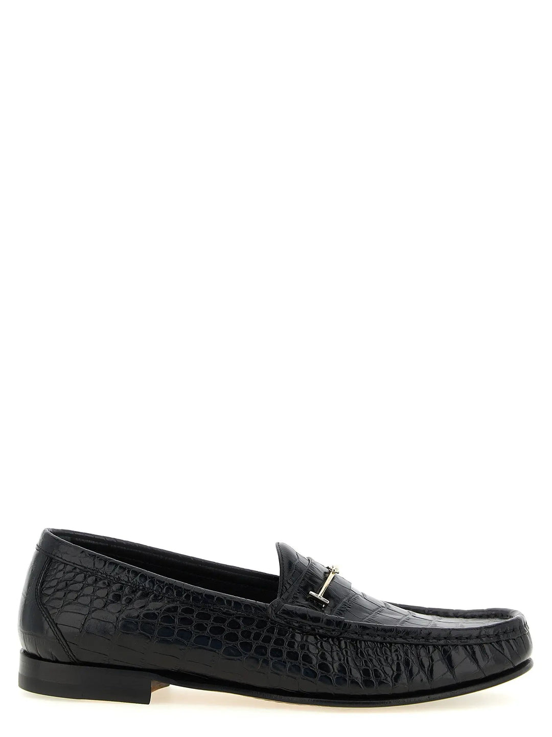 Tom Ford Sample Sale | Tom Ford Black Calfskin Slip-On Loafers - | Designer outlet