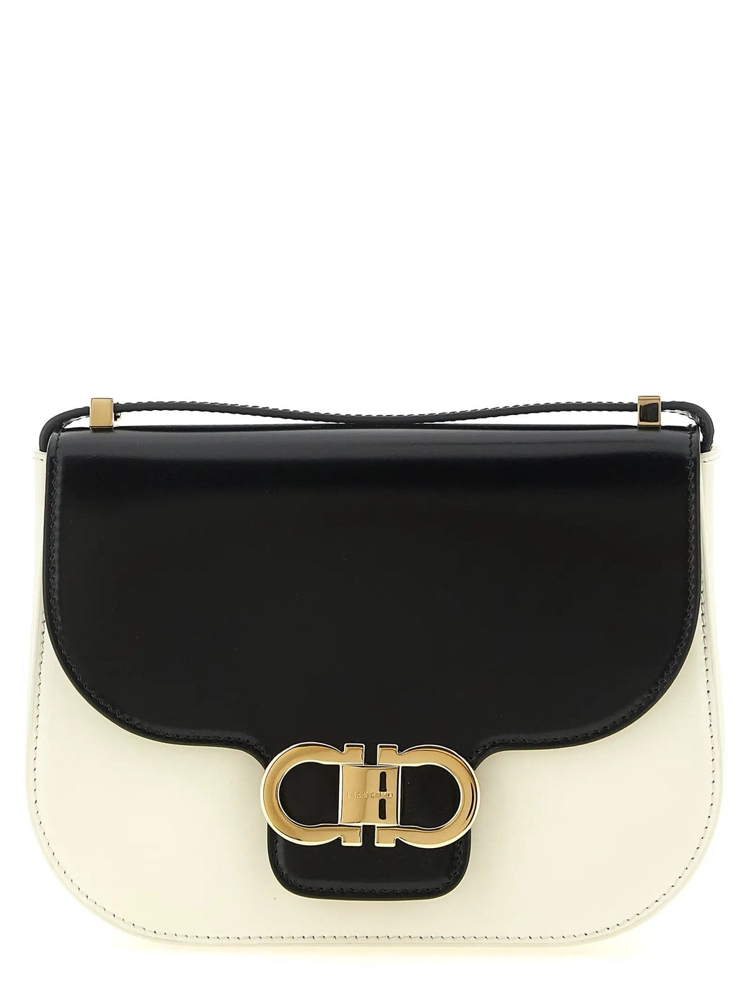 Ferragamo Sample Sale | Ferragamo Bicolor Calfskin Crossbody Bag - | Designer outlet
