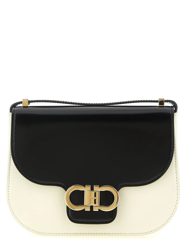 Ferragamo Sample Sale | Ferragamo Bicolor Calfskin Crossbody Bag - | Designer outlet