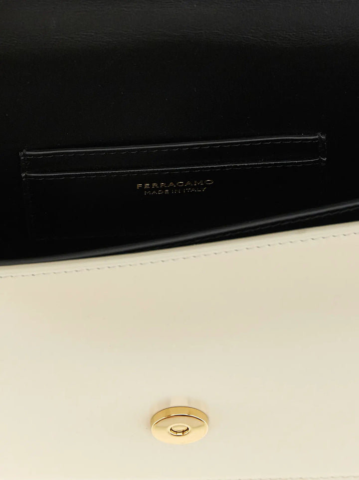Ferragamo Sample Sale | Ferragamo Bicolor Calfskin Crossbody Bag - | Designer outlet