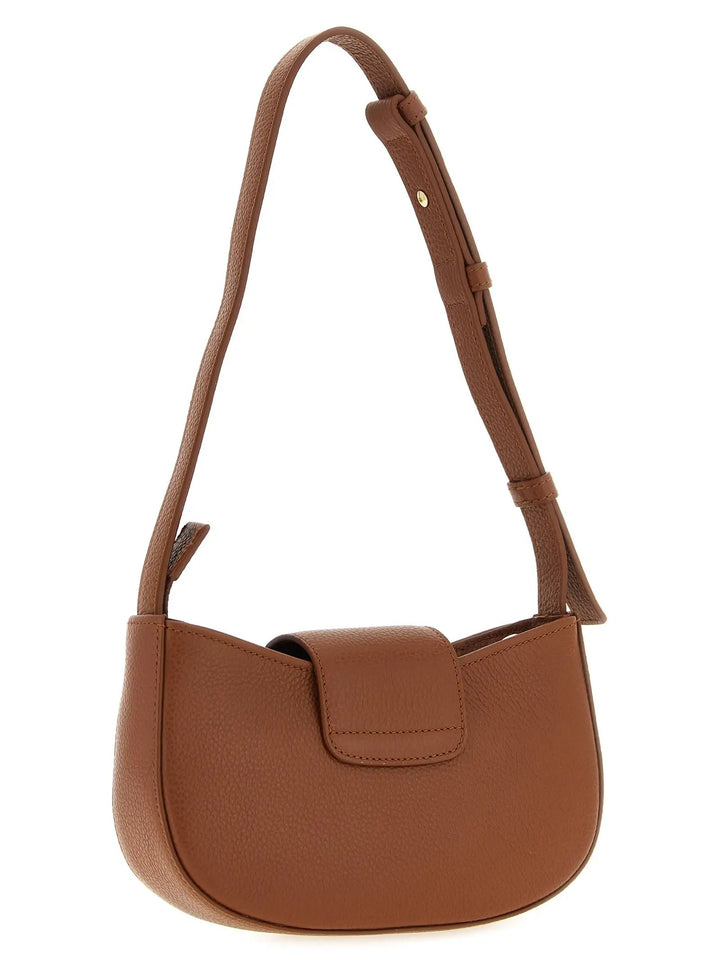 Ferragamo Sample Sale | Ferragamo Brown Calfskin Shoulder Bag - | Designer outlet