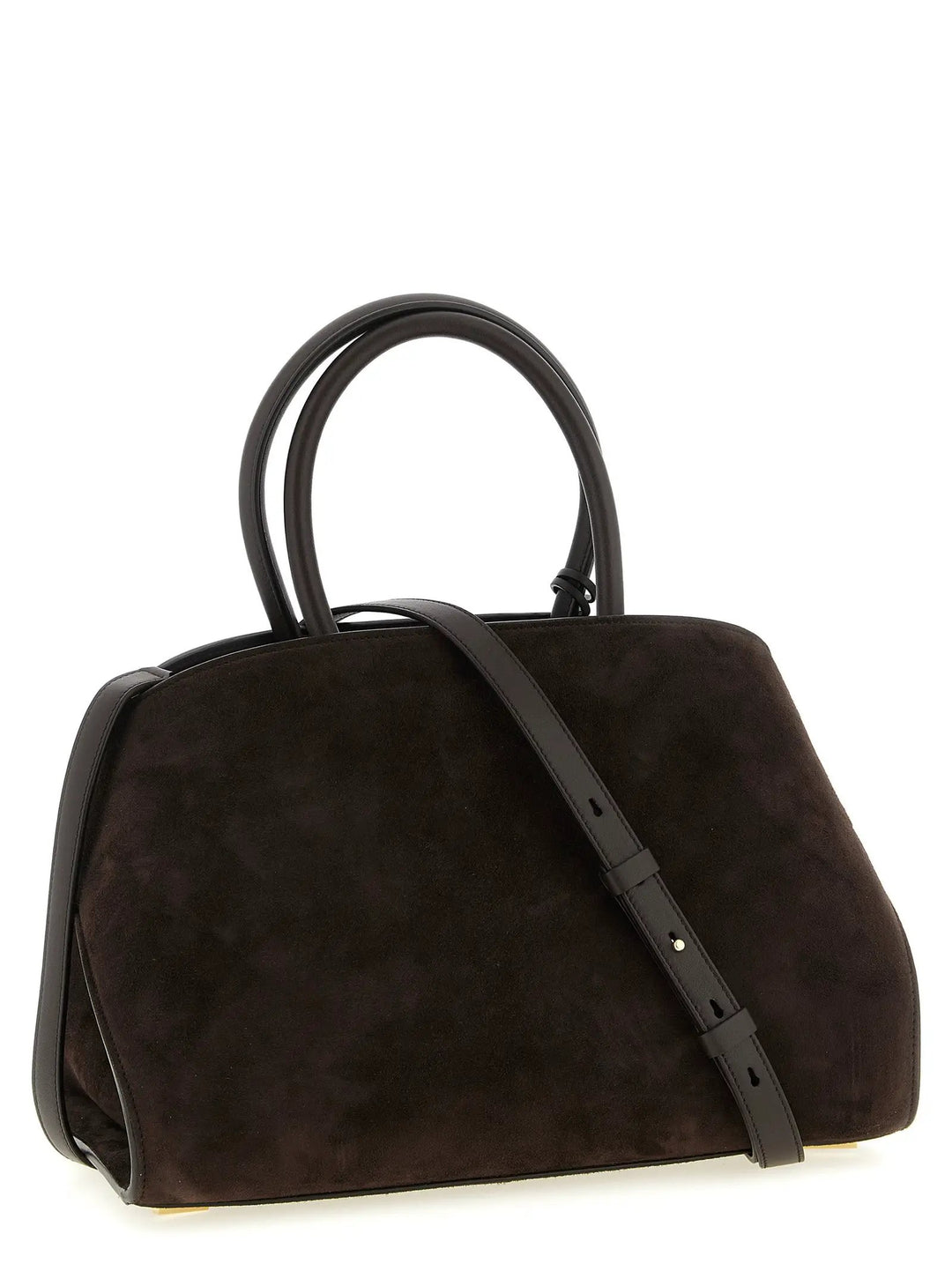 Ferragamo Sample Sale | Ferragamo Brown Goatskin Handbag - | Designer outlet