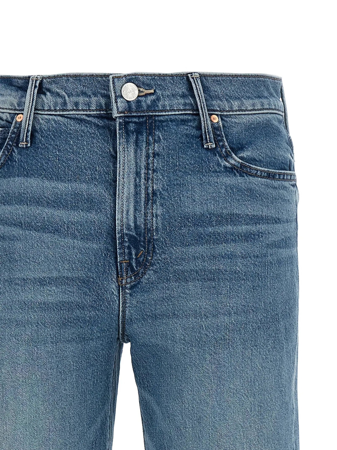 Mother Denim Sample Sale | Mother Denim Blue Cotton Straight-Leg Jeans - | Designer outlet