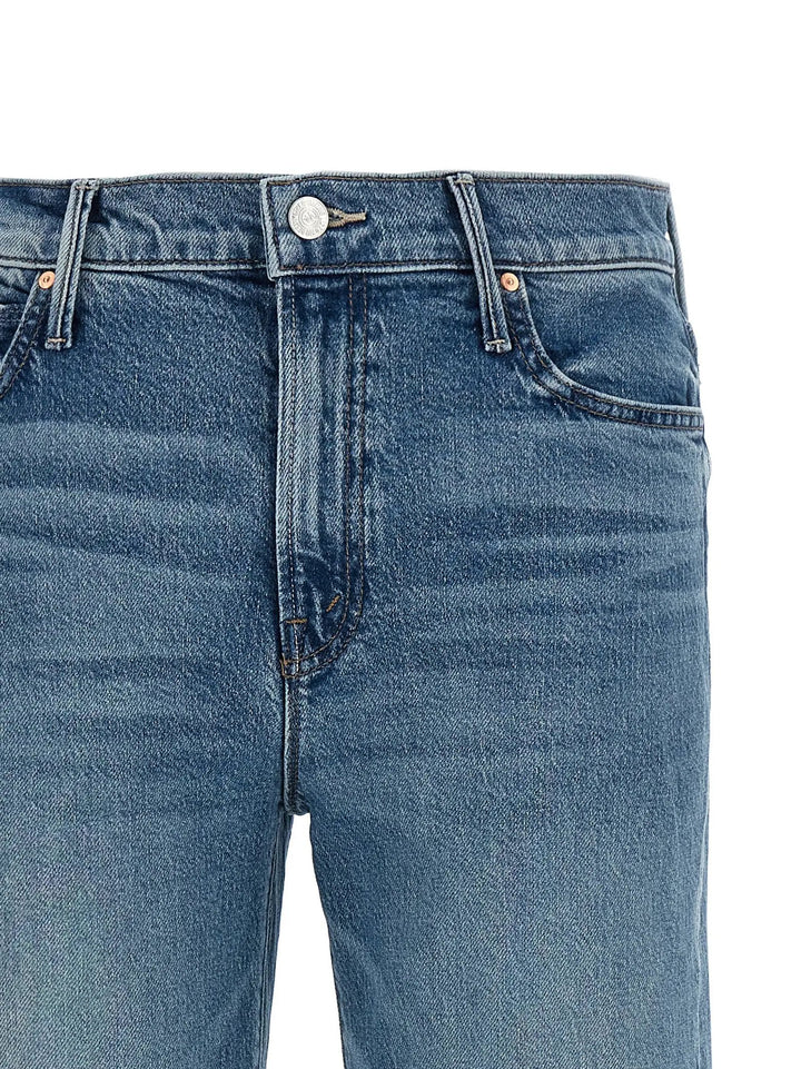 Mother Denim Sample Sale | Mother Denim Blue Cotton Straight-Leg Jeans - | Designer outlet