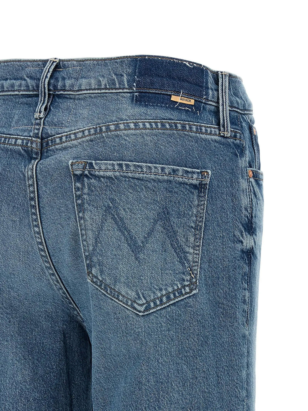 Mother Denim Sample Sale | Mother Denim Blue Cotton Straight-Leg Jeans - | Designer outlet