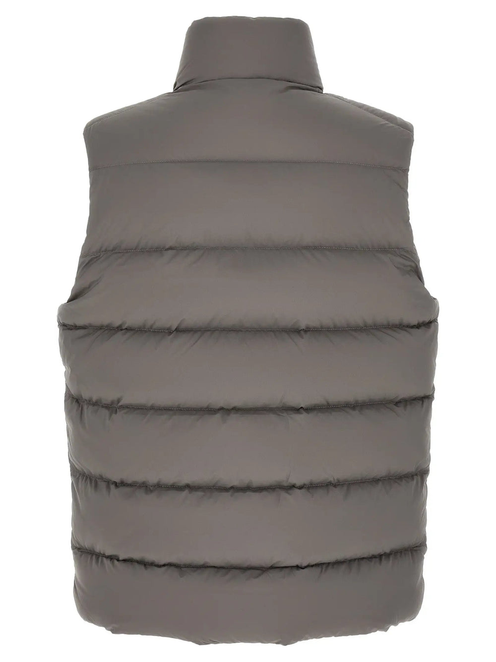 Moncler Sample Sale | Moncler Gray Polyamide Sleeveless Jacket - | Designer outlet