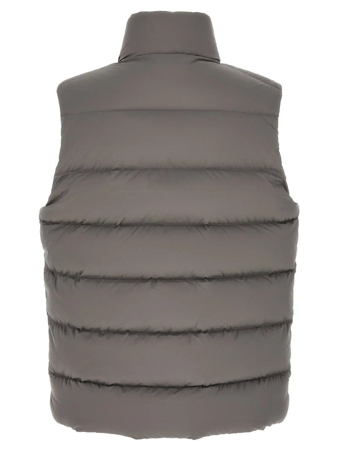 Moncler Sample Sale | Moncler Gray Polyamide Sleeveless Jacket - | Designer outlet