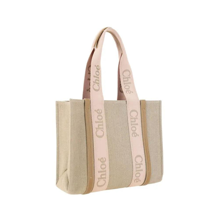 Chloé Sample Sale | Chloé Brown Linen Shoulder Bag - | Designer outlet