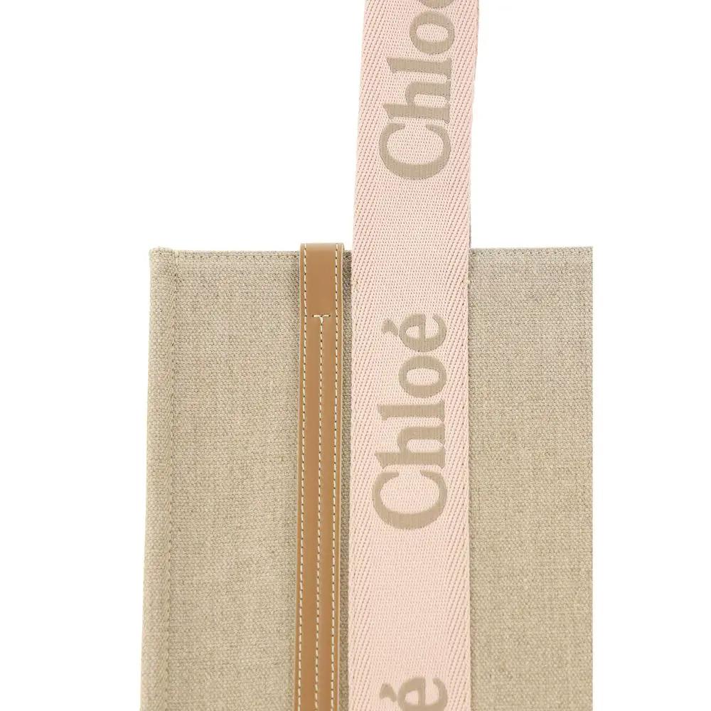 Chloé Sample Sale | Chloé Brown Linen Shoulder Bag - | Designer outlet