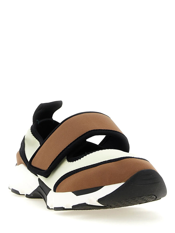 Marni Sample Sale | Marni Multicolor Polyamide Athletic Sneakers - | Designer outlet