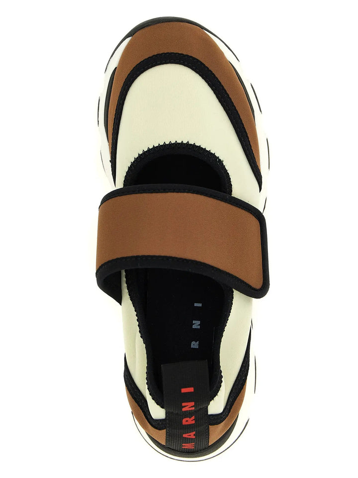 Marni Sample Sale | Marni Multicolor Polyamide Athletic Sneakers - | Designer outlet