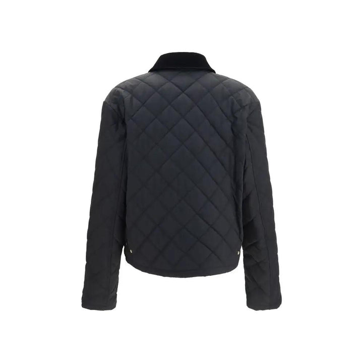 Ferragamo Sample Sale | Ferragamo Black Cotton Full-Length Jacket - | Designer outlet