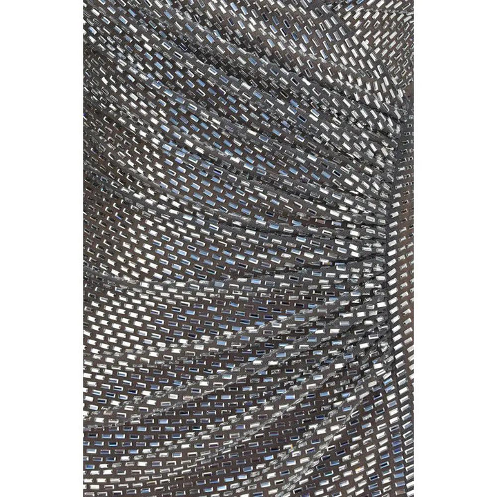 Self-Portrait Sample Sale | Self-Portrait Silver Polyester Cocktail Dress - | Designer outlet