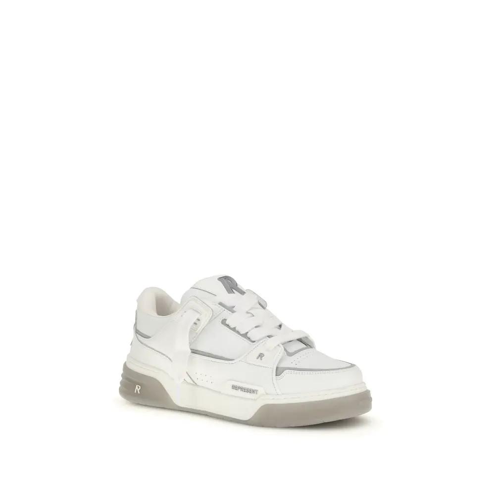 Represent Sample Sale | Represent White Calf Leather Bos Taurus Sneakers - | Designer outlet