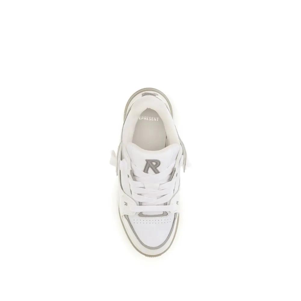 Represent Sample Sale | Represent White Calf Leather Bos Taurus Sneakers - | Designer outlet