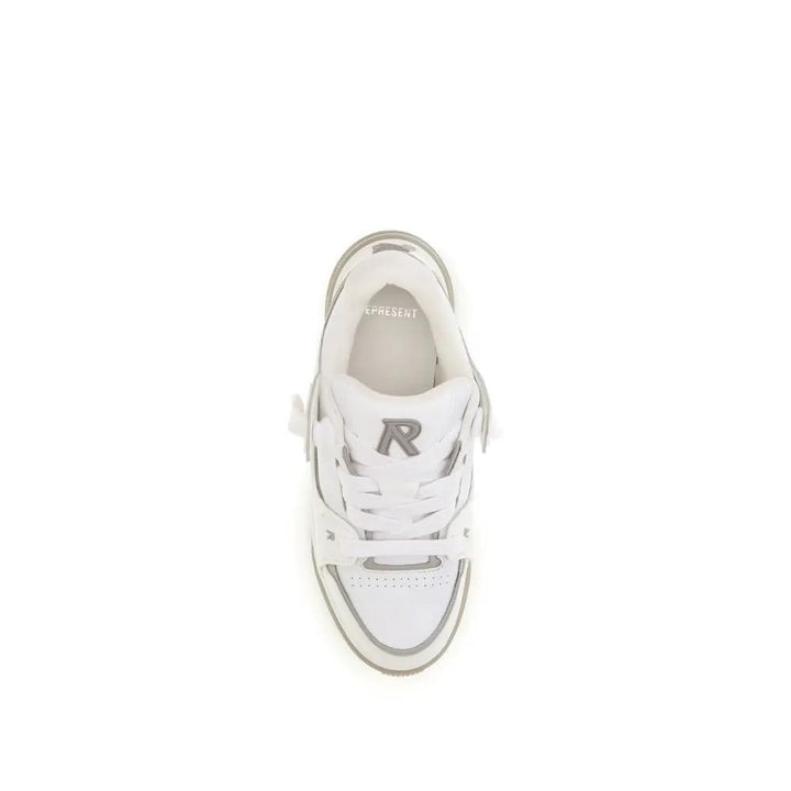 Represent Sample Sale | Represent White Calf Leather Bos Taurus Sneakers - | Designer outlet