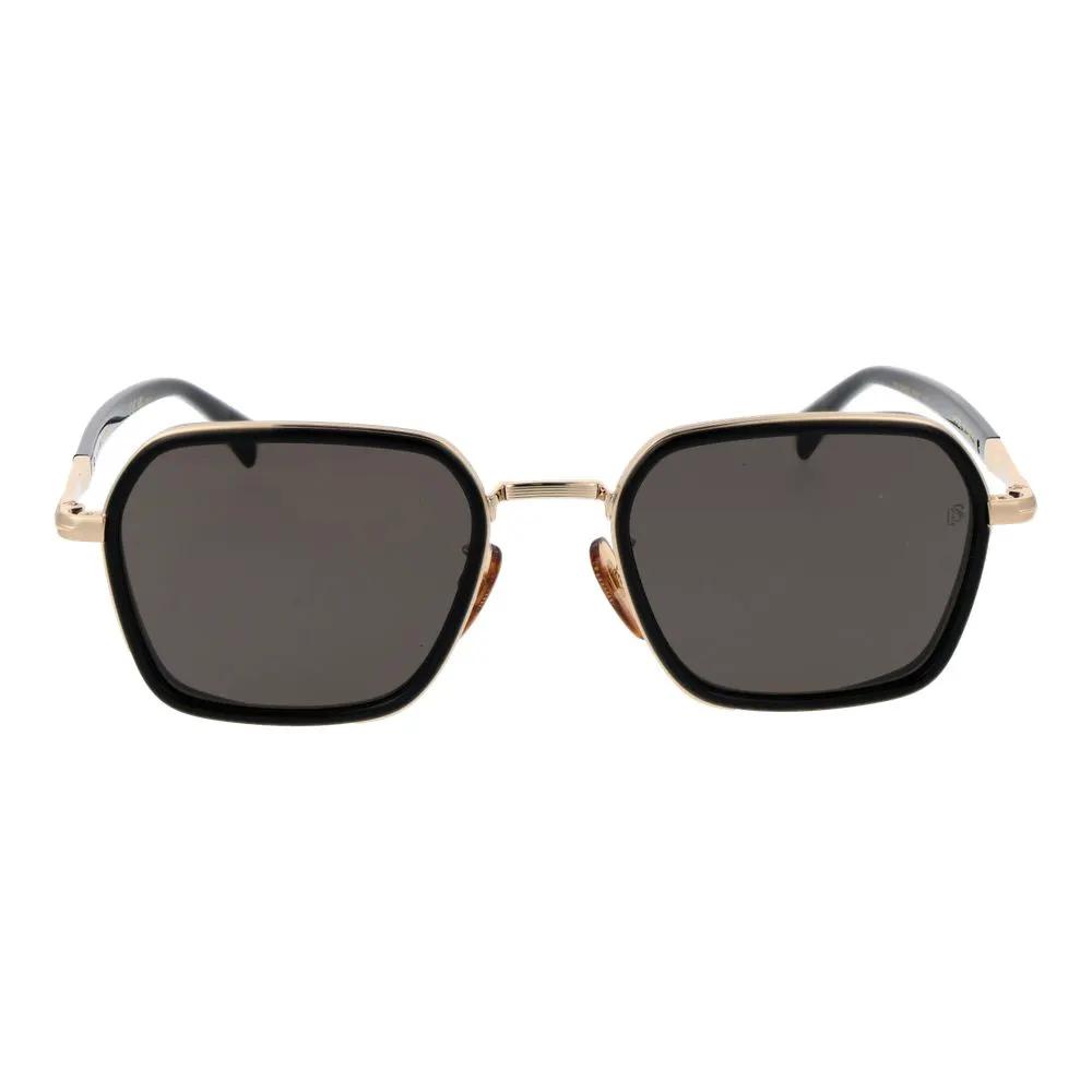 David Beckham Sample Sale | David Beckham Gold Metal Sunglasses - | Designer outlet