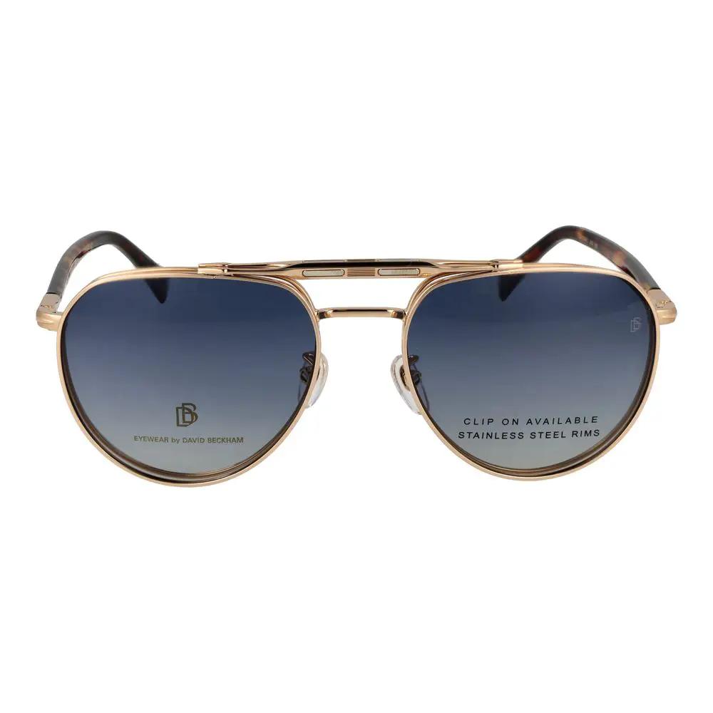 David Beckham Sample Sale | David Beckham Gold Metal Glasses (Frames) - | Designer outlet