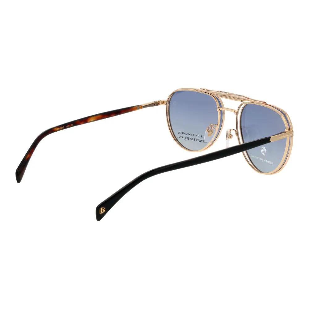 David Beckham Sample Sale | David Beckham Gold Metal Glasses (Frames) - | Designer outlet